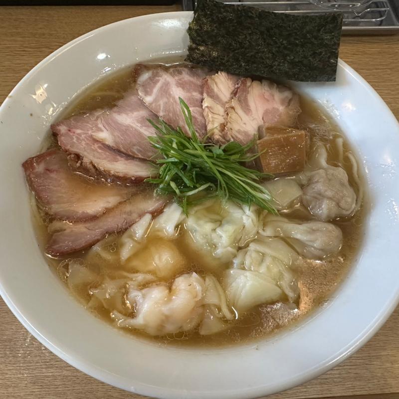 トリプルミックスワンタンメン(支那ソバ きたがわ)