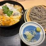 ごま蕎麦とカツ丼のセット(蕎麦居酒屋　高田屋　川崎)