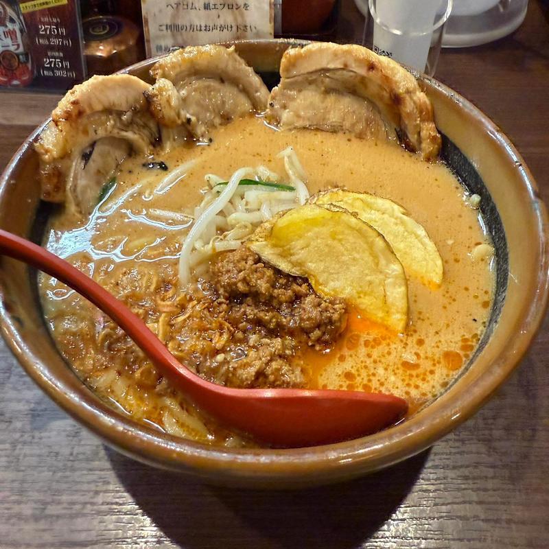 北海道味噌 味噌漬け炙りチャーシュー麺(田所商店 郡山新さくら通り店)