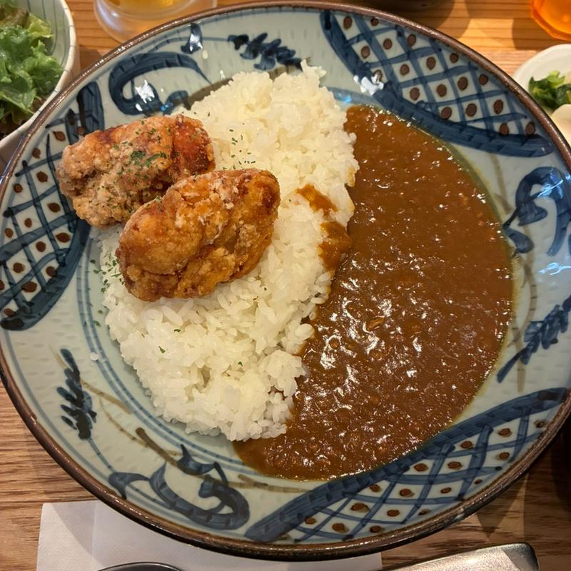 唐揚げカレー(博多食堂いっかく 福岡空港)