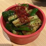 たたききゅうり梅肉和え