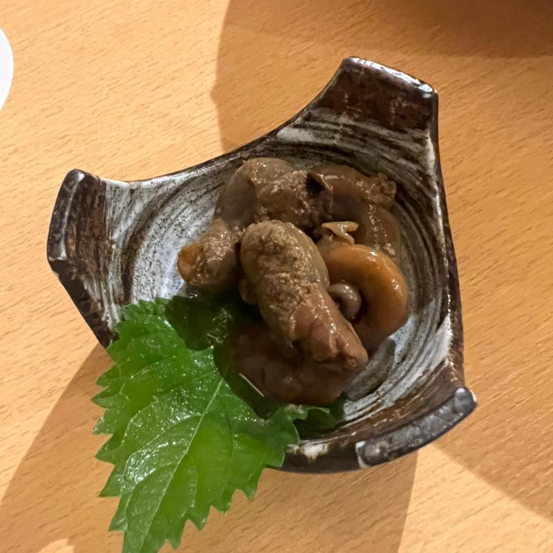 ばい貝肝旨煮(地魚料理 まるさん屋)