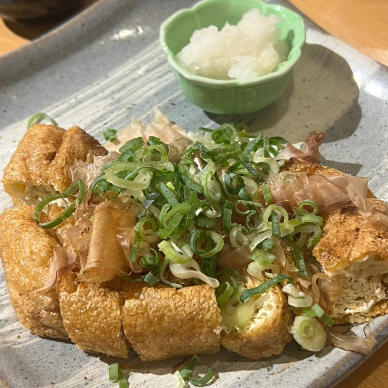 厚揚げ焼き(地魚料理 まるさん屋)