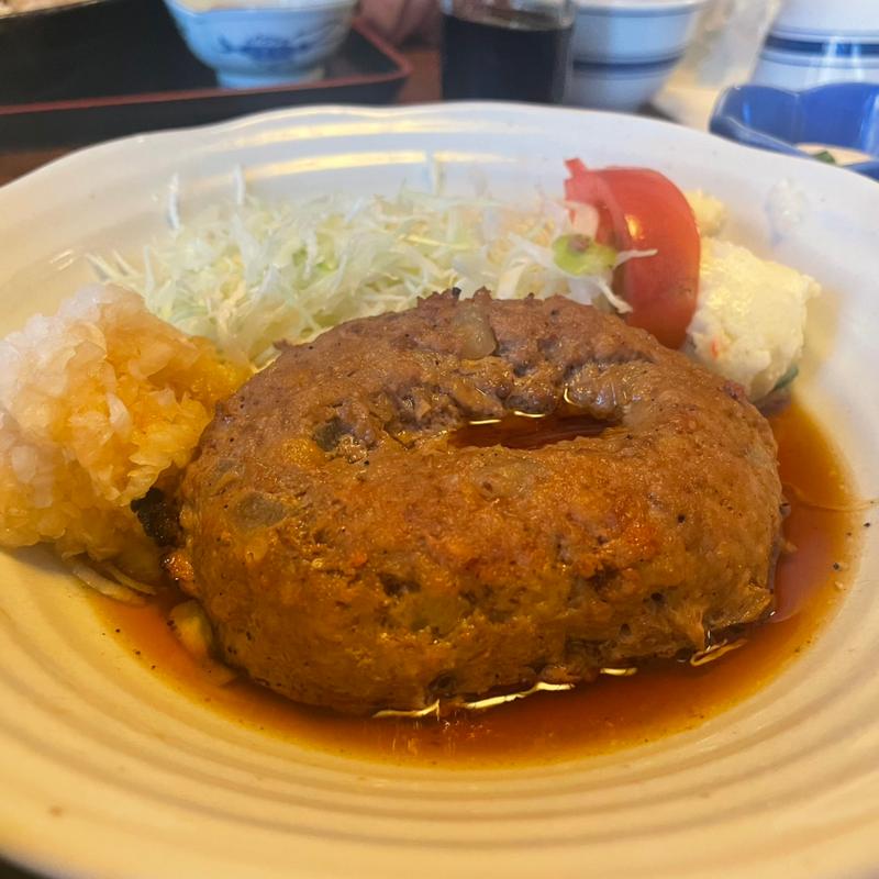 和風ハンバーグ定食(和風創作料理 銭形)