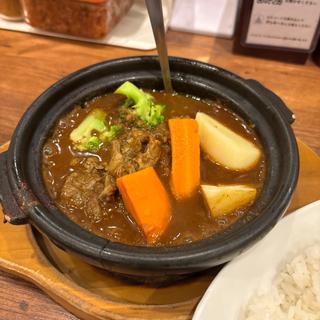 肉2倍牛すじ煮込みカレー(ホットスプーン 西新宿店（Hot Spoon）)