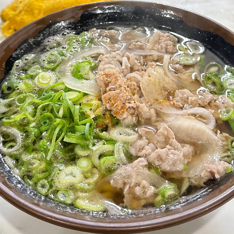 肉スペシャルうどん(うどん そば 松屋)