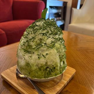 かき氷　抹茶