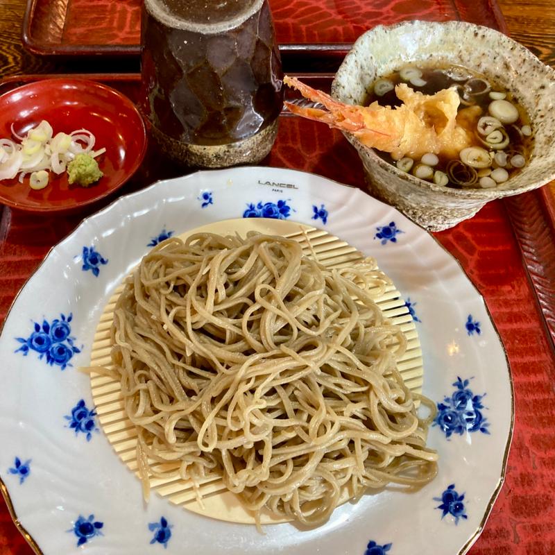 海老つけ天そば（韃靼蕎麦）(ダッタン蕎麦 寿庵 )