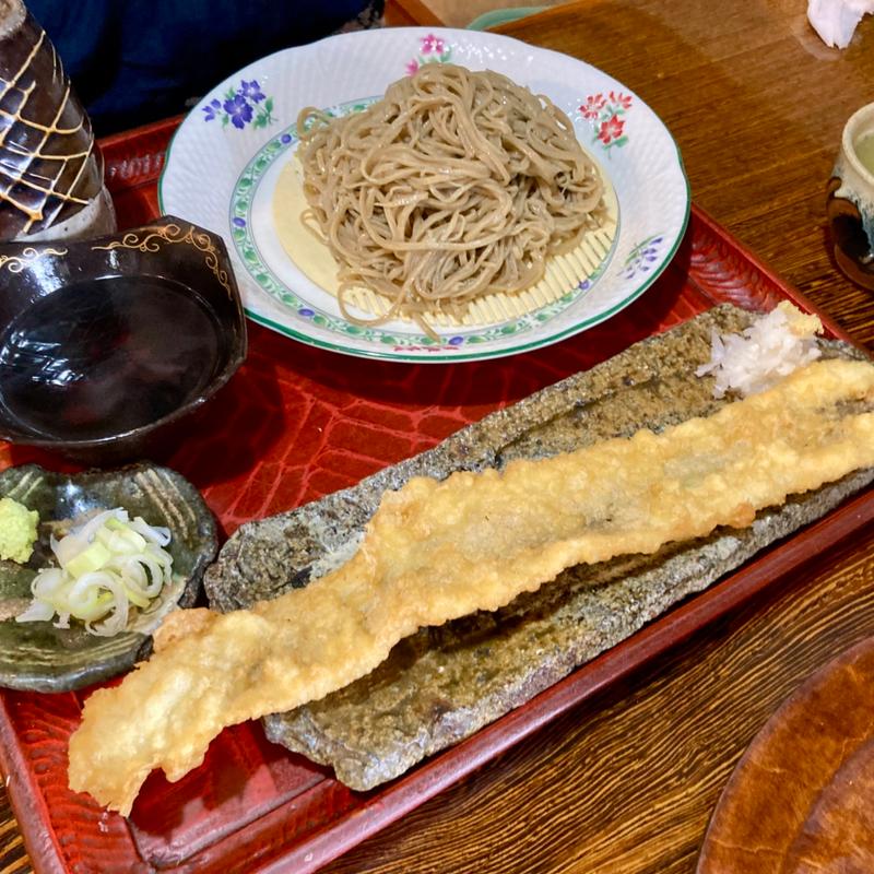 穴子天ざるそば（韃靼蕎麦）(ダッタン蕎麦 寿庵 )