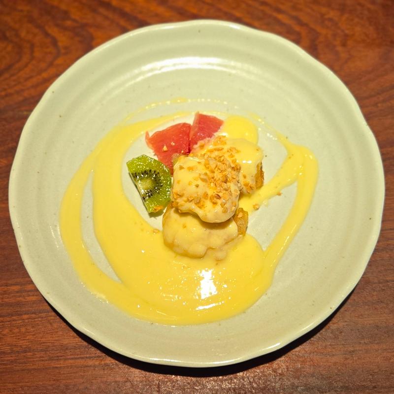 海老とフルーツのマヨネーズソース(魚China Yo)