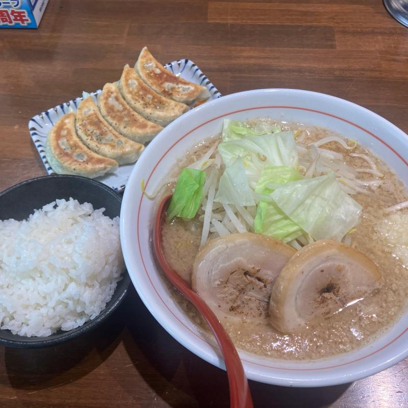 豚そば半ライス(五代目むじゃき(那珂市))