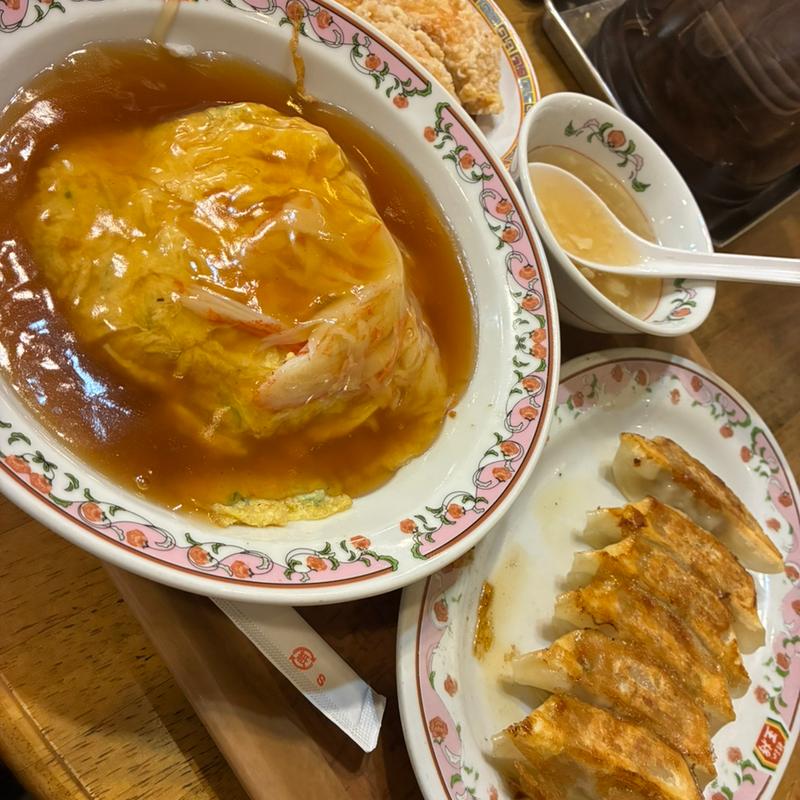 天津飯(餃子の王将 門真店)