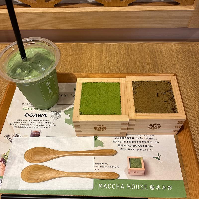 ティラミスとラテ(MACCHA HOUSE 抹茶館 善光寺仲見世通り店)