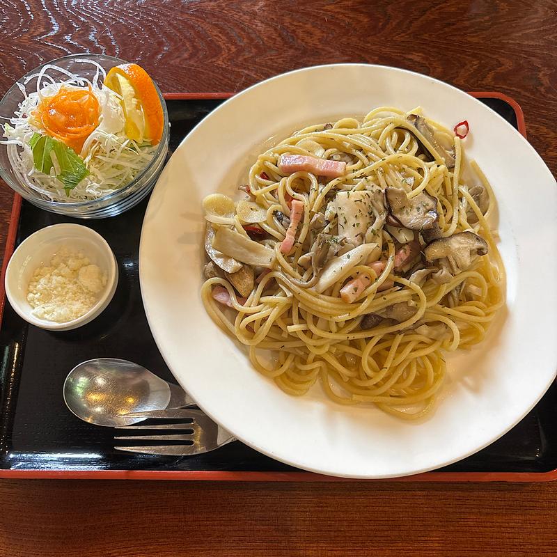 きのこのペペロンチーノ(子安温泉 )