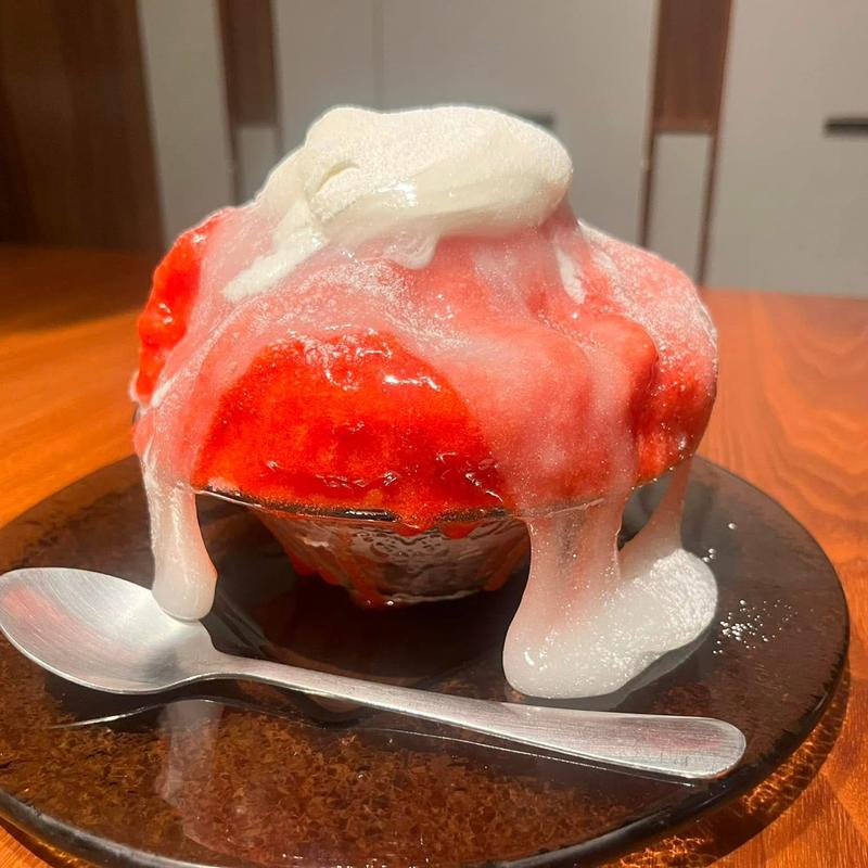 いちご大福クリーム(かき氷ミニョン)