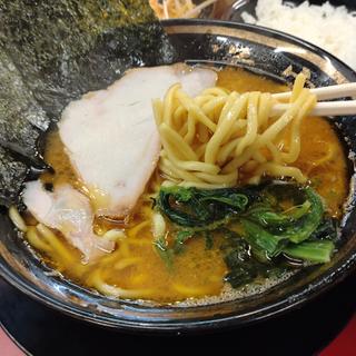 ネギラーメン赤（辛味噌󠄀）(柏王道家)