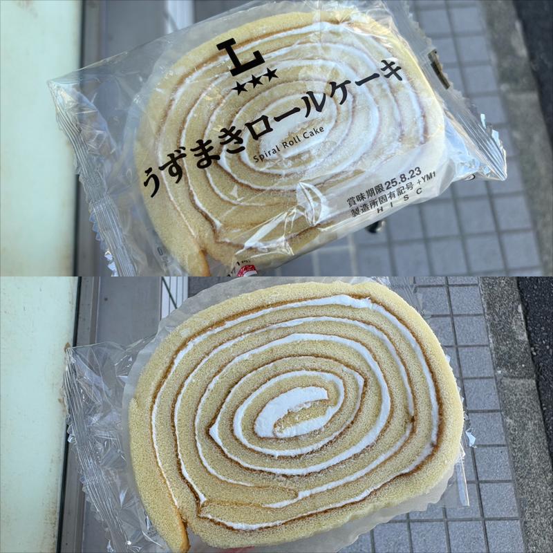 うずまきロールケーキ(ローソン・スリーエフ 青葉桂台店)