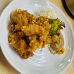 鶏肉の天ぷら定食(中華工房 山庄（やましょう）)