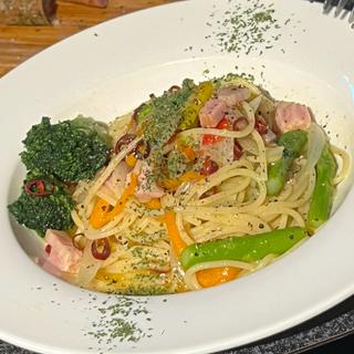 夏野菜ペペロンチーノ