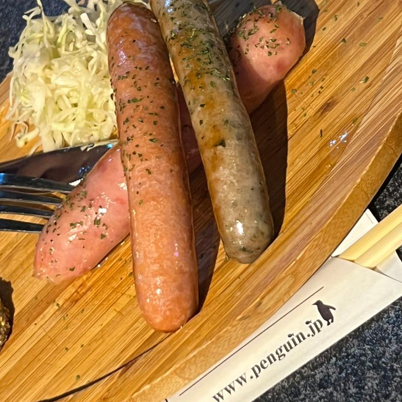 アグーソーセージ盛り合わせ(Penguin Bar Fairy （ペンギンバー フェアリー）)