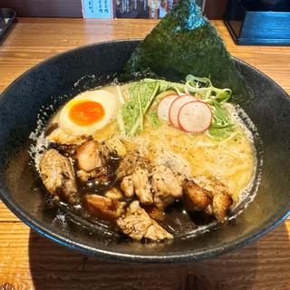 特製炭焼鶏そば(鶏そば 炭や 常総店)