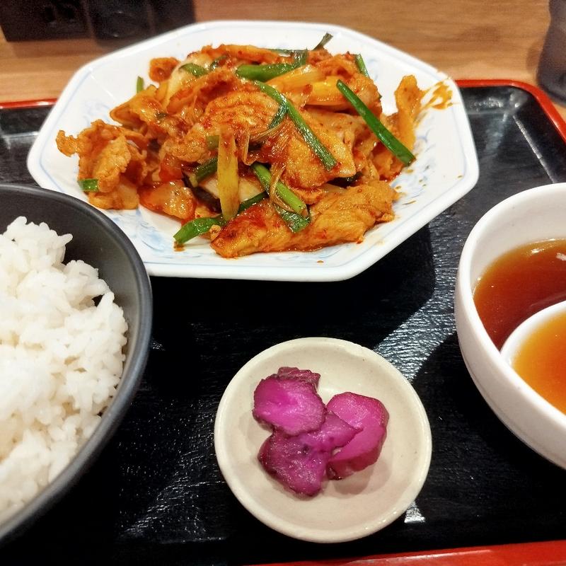 豚キムチ定食(福しん　水天宮前T-CAT店)