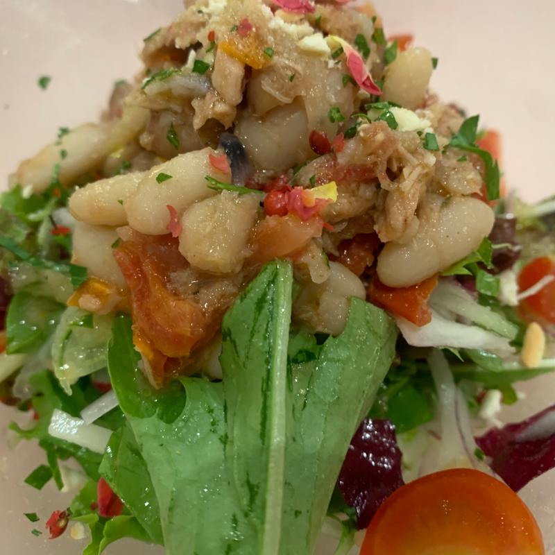 白いんげん豆とツナのサラダ (国立文流)