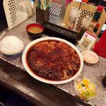 超BIGハンバーグ定食1000g ご飯大盛り