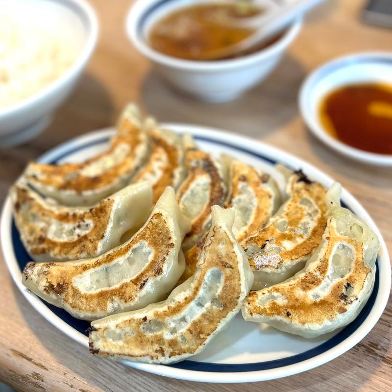 大盛餃子定食(栃尾)
