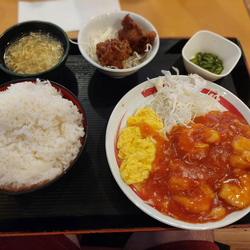 エビチリセット ご飯大(龍あん)