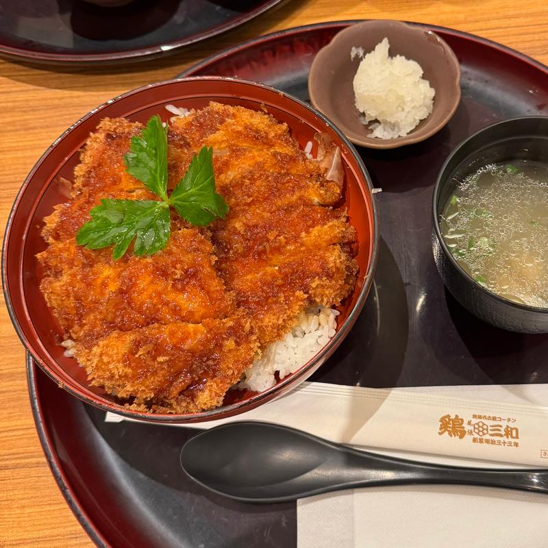 たれかつ丼(鶏三和 コレド室町店)