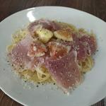 イチジクと生ハムのパスタ