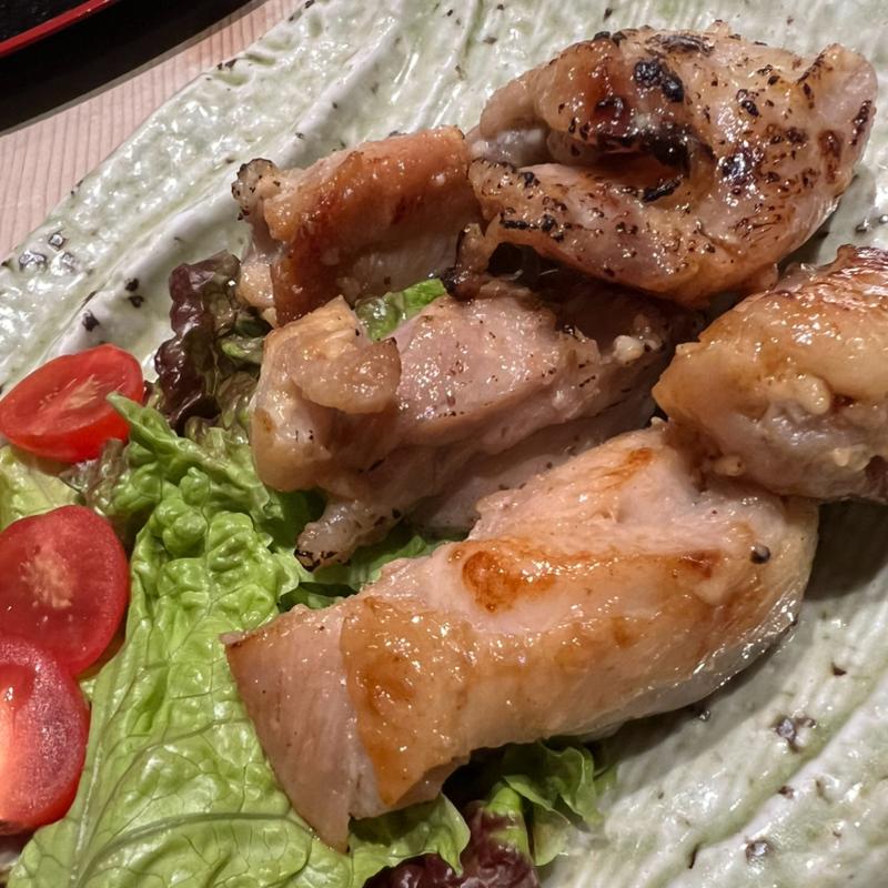 県産鳥の山賊焼(江戸前寿司 叶和（とわ）)