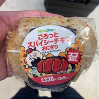 ごろっとスパイシーチキンおにぎり