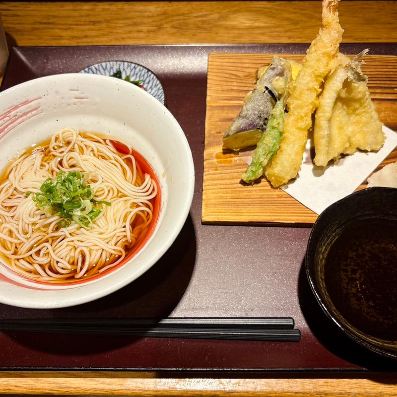 そーめんセット(夏限定)(天ぷら天寅)