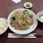 皿うどんセット(長崎飯店 高田馬場駅前店 （ナガサキハンテン）)