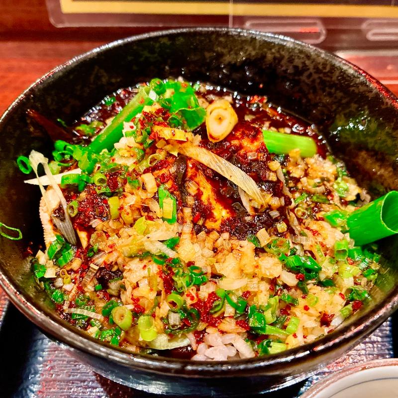 麻婆豆腐セット　彩りサラダプレート(空心)