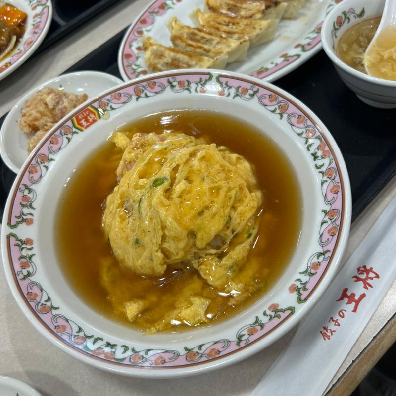 天津飯セット(餃子の王将 天理荒蒔町店)