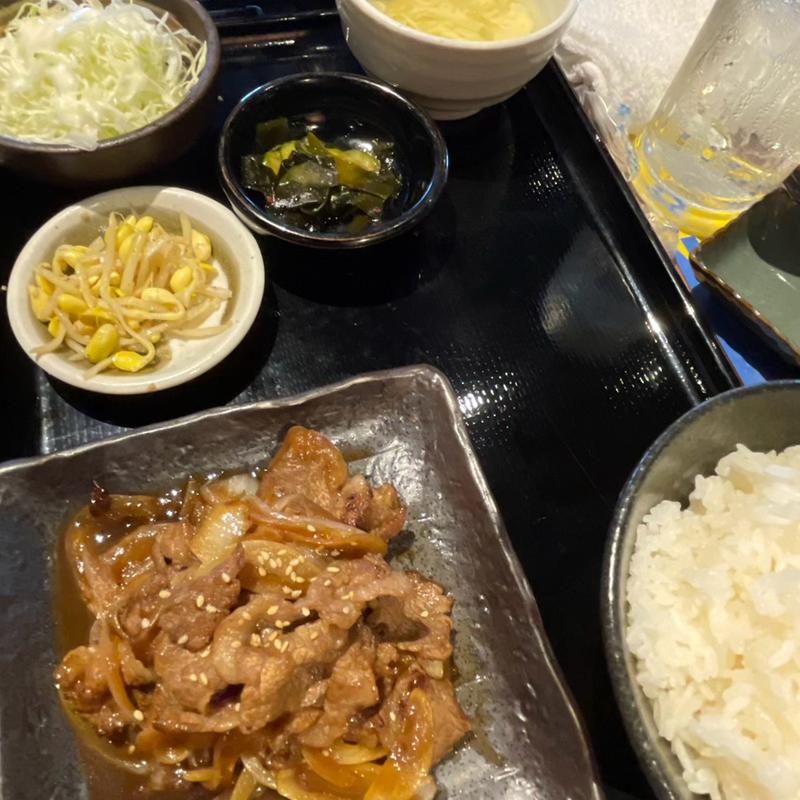 国産牛カルビ焼きランチ(焼肉たかやま 港南台店)