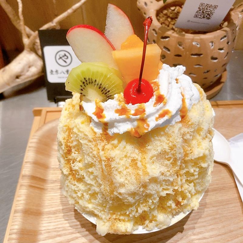 プリンアラモード(かき氷コレクション・バトン)