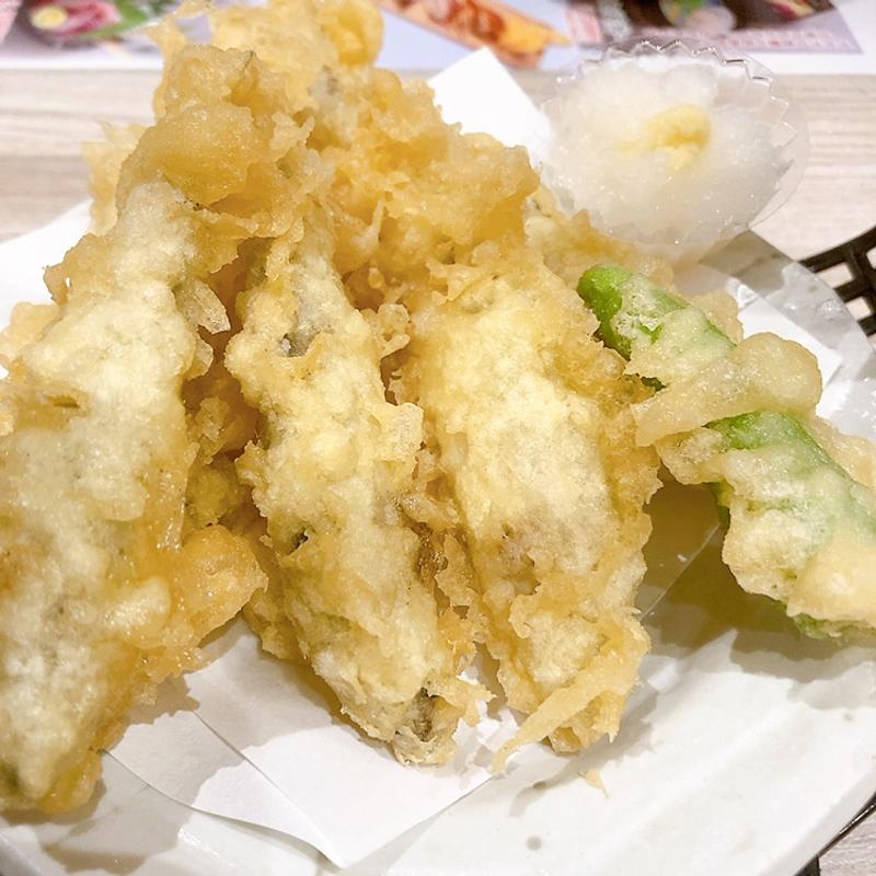 稚鮎の天ぷら(はな膳 三咲店)