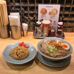 中華そば＋焼きめし(小)セット 味付玉子