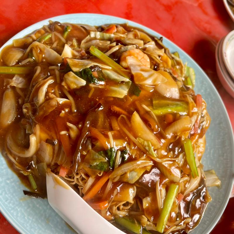 皿うどん(パリパリ)(まるい)