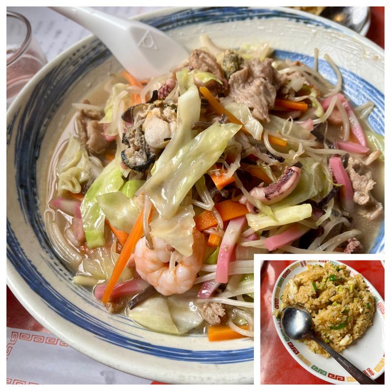 Cセット(焼き飯(小)・チャンポン）(まるい)