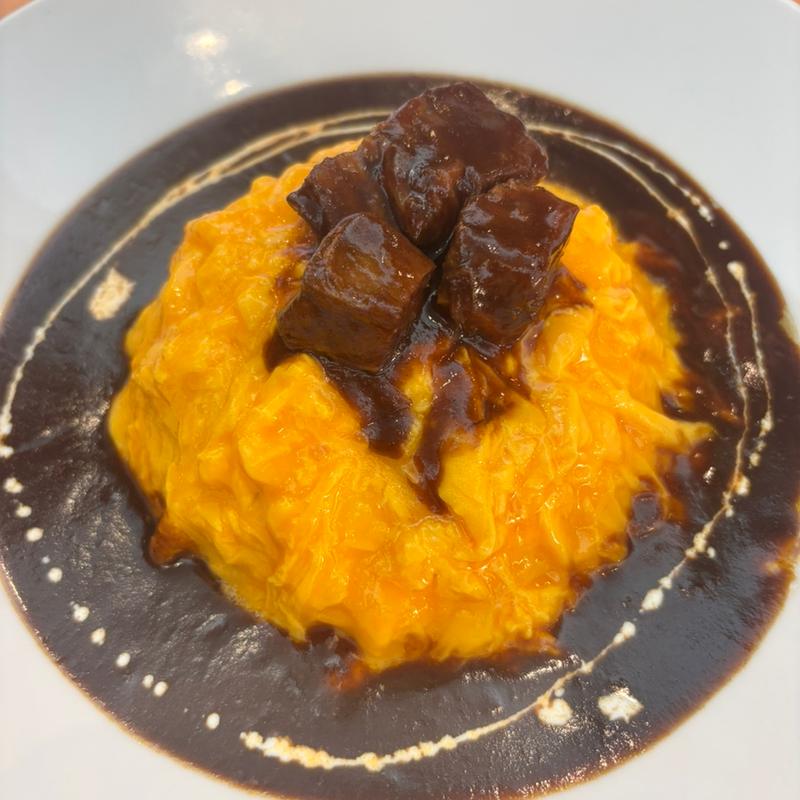 濃厚ビーフシチューのふわとろオムライス(ココス アル・プラザ亀岡前店)