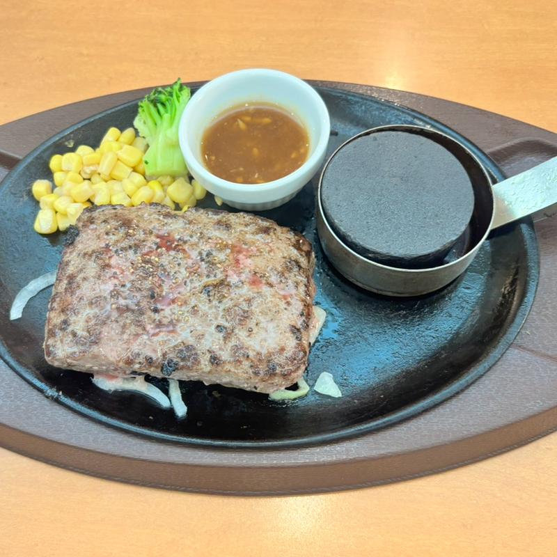 ビーフハンバーグステーキ(ココス アル・プラザ亀岡前店)