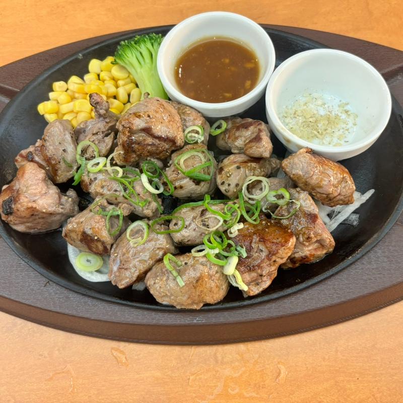 カットステーキ肉2倍(ココス アル・プラザ亀岡前店)