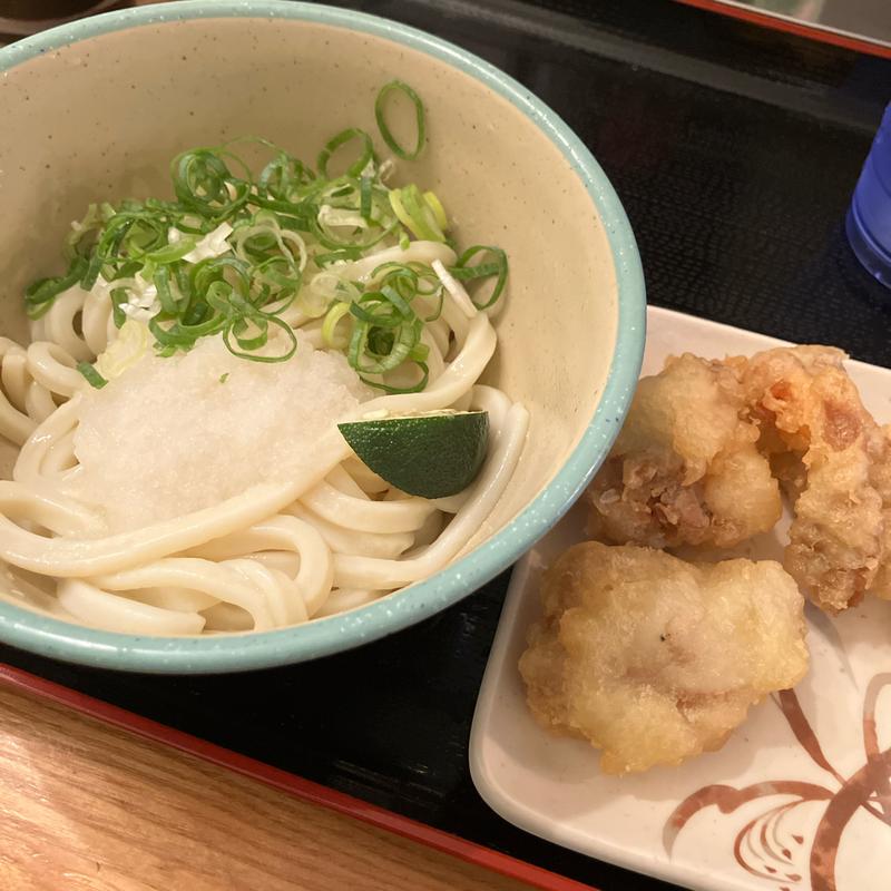 冷「並」とり天おろし醤油(おにやんま 中目黒店)