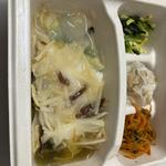 白身魚と野菜の白湯ソース