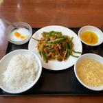 青椒肉絲定食